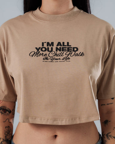 Crop Top  Para Mujer Regular Mushroom Vibes
