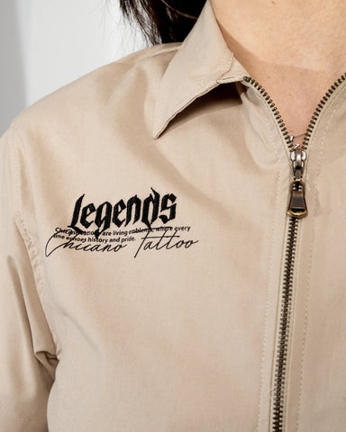 Crop Top Taupe Legends