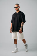 Pack x2 Camisetas Básicas Oversizes Black & White