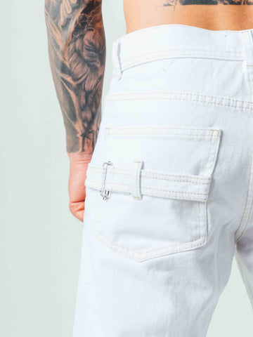 Jeans Vintage blanco -  Ref 365