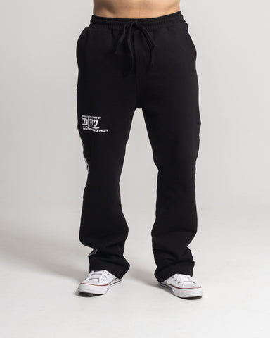 Sudadera Negra Stripe