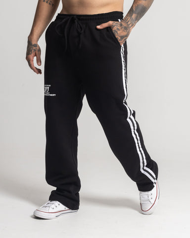 Sudadera Negra Stripe