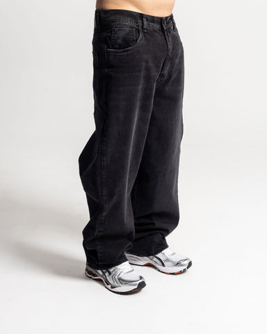 Jeans Baggy Básico Essential Black