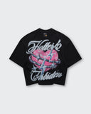 Camiseta Negra Oversize Love Hurts