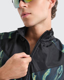 Chaqueta Negra Rompevientos Flame