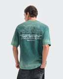 Camiseta Verde Washed Oversize Stay