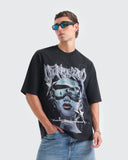Camiseta Negra Oversize Faith Tee