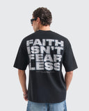 Camiseta Negra Oversize Faith Tee