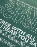 Camiseta Verde Washed Oversize Stay