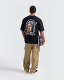 Camiseta Negra Oversize Divine Grace
