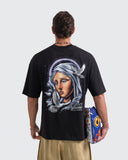 Camiseta Negra Oversize Divine Grace
