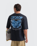 Camiseta Negra Oversize Cold Heart