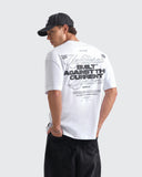 Camiseta Blanca Oversize Against Current