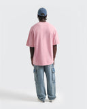 Camiseta Rosada Oversize Blush Rebel