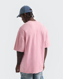 Camiseta Rosada Oversize Blush Rebel