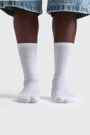 Medias blancas Rebels Always para hombre – vista 3 – Dynamo Brand