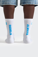 Medias blancas Rebels Always para hombre – vista 2 – Dynamo Brand