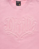Camiseta Rosada Oversize Blush Rebel