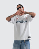 Camiseta Blanca Oversize Fight Club Streetwear