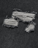 Jeans Baggy Distressed Black