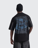 Camiseta Negra Oversize Thunder Racing