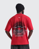 Camiseta Roja Oversize Mindset