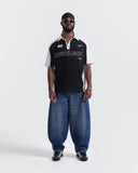 Polo Negro Oversize Fast Lane