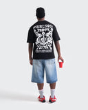 Camiseta Oversize Negra Ethernal