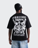 Camiseta Oversize Negra Ethernal
