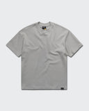 Camiseta Básica Relaxed Fit Gris-Cemento