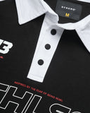 Polo Negro Oversize Fast Lane