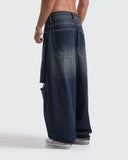 Jeans Azul Barrel Rogue Wash