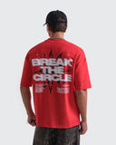Camiseta Roja Oversize Red Impact