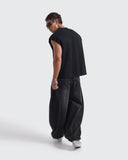 Camiseta Negra Tank Boxy Shadow