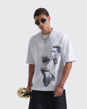 Camiseta Blanca Oversize - Edición The King Of The Game