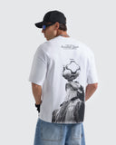 Camiseta Blanca Oversize - Edición The King Of The Game