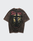 Camiseta Washed Oversize Sinner