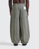 Jeans Gris Barrel Striped