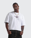 Camiseta Blanca Boxy Divine Sentence