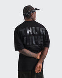 Camiseta Negra Oversize Thug Life