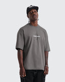 Camiseta Gris Oversize Unholy Visions