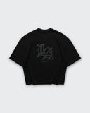 Camiseta Negra Boxy Eazy
