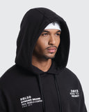 Hoodie Negro Oversize Born To Disobey
