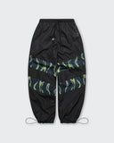 Sudadera Negra Nylon Waves