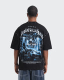 Camiseta Negra Oversize Unleashed