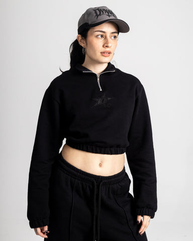 Crop Top Black Rebel