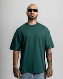 3 Camisetas Para Hombre Básicas Oversize - Pack X3 Green