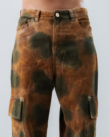 Jeans Baggy Para Hombre Con Efecto Lavado