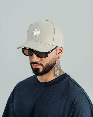 Gorra Beisbolera Beige Bandera