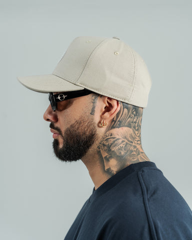 Gorra Beisbolera Beige Bandera